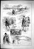 Old Sporting Dramatic News 1884 Fishing Fens Lily Bucknham Taylor Lak Victorian