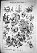 Old Sporting Dramatic News 1884 Peasantry Royal Albert Hall People Sw Victorian