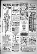 Old Print Sporting Dramatic News 1884 Webbs Seeds Suttons Carters Perrins 19th