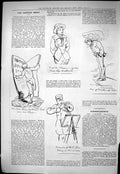 Old Sporting Dramatic News 1884 Captious Critic Lord Chambers Sketche Victorian