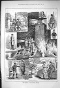Old Sporting Dramatic News 1884 Cast Adrift Olympic Theatre Actors Sw Victorian
