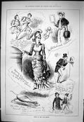 Old Sporting Dramatic News 1884 Valentine Opening Parliament Sketches Victorian