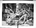 Old Sporting Dramatic News 1884 Damaged Buccaneers Men Fine Art Serra 19th