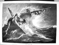 Old Sporting Dramatic News 1884 Last Kiss Ship Wreck Naked Lady Man W 19th