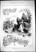 Old Sporting Dramatic News 1884 Scene Gounod Opera Sapho Theatre Acto Victorian