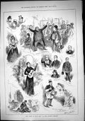 Old 1884 Ticket Leave Man Scene Her Majesty'S Theatre Gibson Moss Wil Victorian