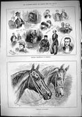 Old Sporting Dramatic News 1884 Theatre Highbury Lottery Ticket Fortu Victorian