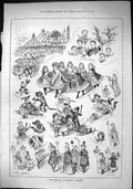 Old Sporting Dramatic News 1884 May Festival Winsford Cheshire Babes Victorian