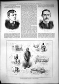 Antique Print Sporting Dramatic News 1884 Charles ArnKemp Calgary Fort Macl