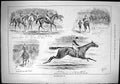 Antique Print Sporting Dramatic News 1884 Ascot GCup Horse Racing Jockeys T