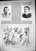 Old 1884 Peate Cotsford Dick Ranelagh Harriers Lillie Bridge Wynne Wr Victorian
