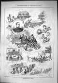 Old Sporting Dramatic News 1884 Athletic Sports Bermuda Captain Dick Victorian
