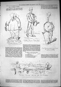 Old Sporting Dramatic News 1884 Captious Critic Theatre Actors Sketch Victorian