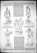 Old Sporting Dramatic News 1884 Captious Critic Theatre Scene Sketche Victorian
