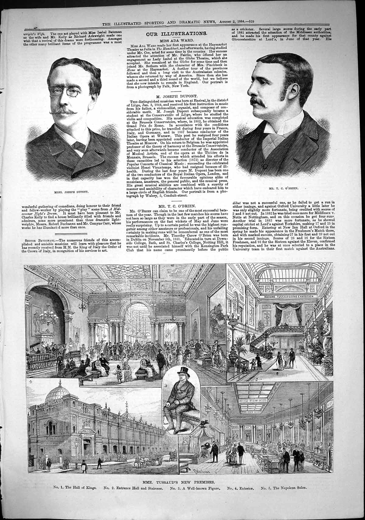 Old Dupont O'Brien Tussauds Premises Hall Kings Napoleon Salon Maryle