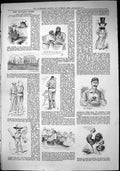 Old Sporting Dramatic News 1884 Captious Critic Cricketers Sport Harr Victorian