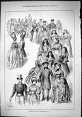 Old Sporting Dramatic News 1884 Costumes Healtheries Fancy Dress John Victorian