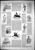 Old Sporting Dramatic News 1884 Captious Critic Military Athletics Al Victorian
