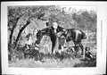 Old Sporting Dramatic News 1884 Scene Orchard Lady Man Horse Dogs Rom Victorian