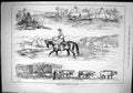 Antique Print Sporting Dramatic News 1884 Canada Ferry Boat Fort Macleod Ma