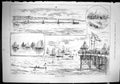 Old 1884 Brighton Regatta Senior Peirs Scullins Race Sailing Luggers Victorian