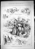 Old 1884 Hertfordshire Polo Club Tournament Horses Umbrella Race Swai Victorian