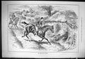 Original Old Antique Print 1884 Horses Hunting Sport Huntsmen Swain Victorian