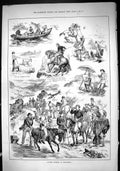 Old 1884 Autumn Touring Killarney Ireland Horses Ponies Gap Dunlde To Victorian
