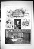 Old 1884 Corneille Bi-Centenary Water Well House Interior Architectur Victorian