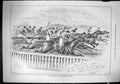 Original Old Antique Print 1884 Horses Racing Cambridge Stakes Jockeys Sport