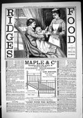 Old Print 1884 Ridges Food Maple Co Furnishing Establishment London Paris 19th