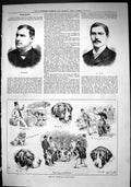 Old 1884 Kemble Peall St. Bernard Club'S Dog Show Cloister Sirius Bay Victorian