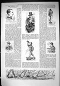 Antique Old Print 1884 Captious Critic Go As You Please Theatre John Astley