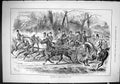 Old 1884 Boxing-Day Crowd Going Cover Horses Hunting Coaches Transpor Victorian