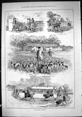 Old 1885 Craven Kennels Stables Huntsman House Horses Hounds Dogs Spo Victorian