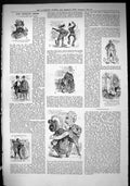 Original Old Antique Print 1885 Captious Critic Sackcloth Ashes Theatre 19th