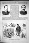 Old Sporting Dramatic News 1885 Bailey Abud Sergeant Princess'S Theat Victorian