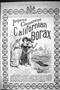 Antique Old Print Sporting Dramatic News 1885 Californian Borax Antiseptic 19th