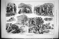 Old Sporting Dramatic News 1885 Highland Scotland Fox Hunting Sheep L Victorian