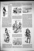 Old Sporting Dramatic News 1885 Captious Critic Easter Manoeuvres Lum Victorian