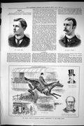 Old 1885 Hayden Coffin George Thomson Ireland Horse Show Duke Leinste Victorian