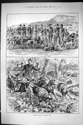 Old Sporting Dramatic News 1885 Otter Hunting Hoddan Brig Hounds Dogs Victorian