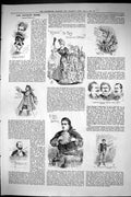 Old Sporting Dramatic News 1885 Captious Critic Manon Lescaut Manon O Victorian