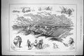 Old Sporting Dramatic News 1885 Epsom Downs Derby Horse Racing Specta Victorian