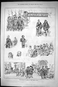 Old Sporting Dramatic News 1885 Masque Artists Painters Prince'S Hall Victorian