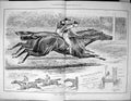 Old Sporting Dramatic News 1885 Derby Oaks Horse Racing Melton Parado 19th