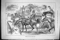 Old Sporting Dramatic News 1885 Members Blue Ribbon Army Horses Coach Victorian