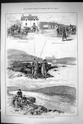 Old Sporting Dramatic News 1885 Trout Salmon Fishing Dochart River To Victorian