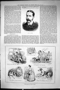 Old 1885 Wyatt Peterborough Dog Hound Show Fitzwilliam Rhymer Oakley Victorian