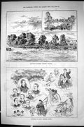 Old 1885 Kingston-On-Thames Regatta Windsor Eton Athletics Marriott F Victorian